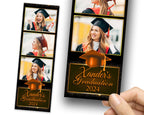 Orange Graduation Photo Booth Template, Grad Photobooth Template, Class of, Prom 548