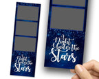 A Night Under The Stars, Night Party, Sweet 16 Photo Booth Template, Birthday Party, Blue Stars, Stars Photobooth Template, 1081