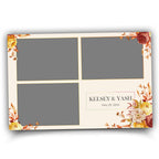 Wedding Photobooth Template, Floral, Anniversary, 2x6 Photobooth Template 1251