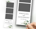 Wedding Photobooth Template, Anniversary Photo Booth Template, Greenery Bridal Shower Photobooth 1097