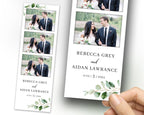 Wedding Photobooth Template, Anniversary Photo Booth Template, Greenery Bridal Shower Photobooth 1097