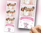 Pink Baby Shower Photobooth Template, Baby Shower Photo Booth, Elephant Baby Birthday Party 267