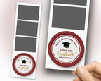 Graduation Photo Booth Template, Graduation Photobooth Template, Class of, Prom, Maroon 1100