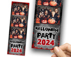 Halloween Photo Booth Template Treat or trick 2x6 Scray Photobooth Pumpkin Template Halloween trick or treat 655