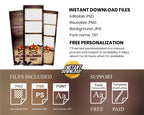 Halloween Photobooth Template, Trick or Treat, Pumpkin Photo Booth, Spooky, trick or treating, 1355