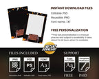 Halloween 2024 Photobooth Template, Trick or Treat, Pumpkin Photo Booth Template 1356