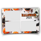 Halloween Photobooth Template 4x6 Trick or Treat Party 2024 Orange Yellow Black Photo booth Pumpkin Template 1387