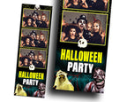 Halloween Photobooth Template 2x6 Strip Trick or Treat Party 2024 Hallows' Day Scary Gost Photo booth Pumpkin Template Holiday 1350
