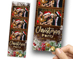 Christmas Photobooth Template, Merry Christmas and New Year, 4x6 Xmas Photobooth Template, Holiday 1419