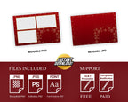 Christmas Photobooth Template, Merry Christmas Photo Booth, Holiday Photobooth, Xmas Photobooth 817