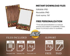 Christmas Photobooth Template, Christmas Photo Booth, Merry Christmas, Holiday Party, Xmas 636