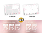 Baby Shower Photobooth Template, He or She, Snow Photobooth, Boy or Girl, Snowflake Be 1425