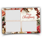 Christmas Photobooth Template Happy Holiday Party Merry Christmas Gold Xmas Photo booth Template 1420