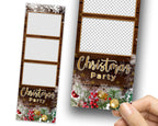 Christmas Photobooth Template, Merry Christmas and New Year, 4x6 Xmas Photobooth Template, Holiday 1419