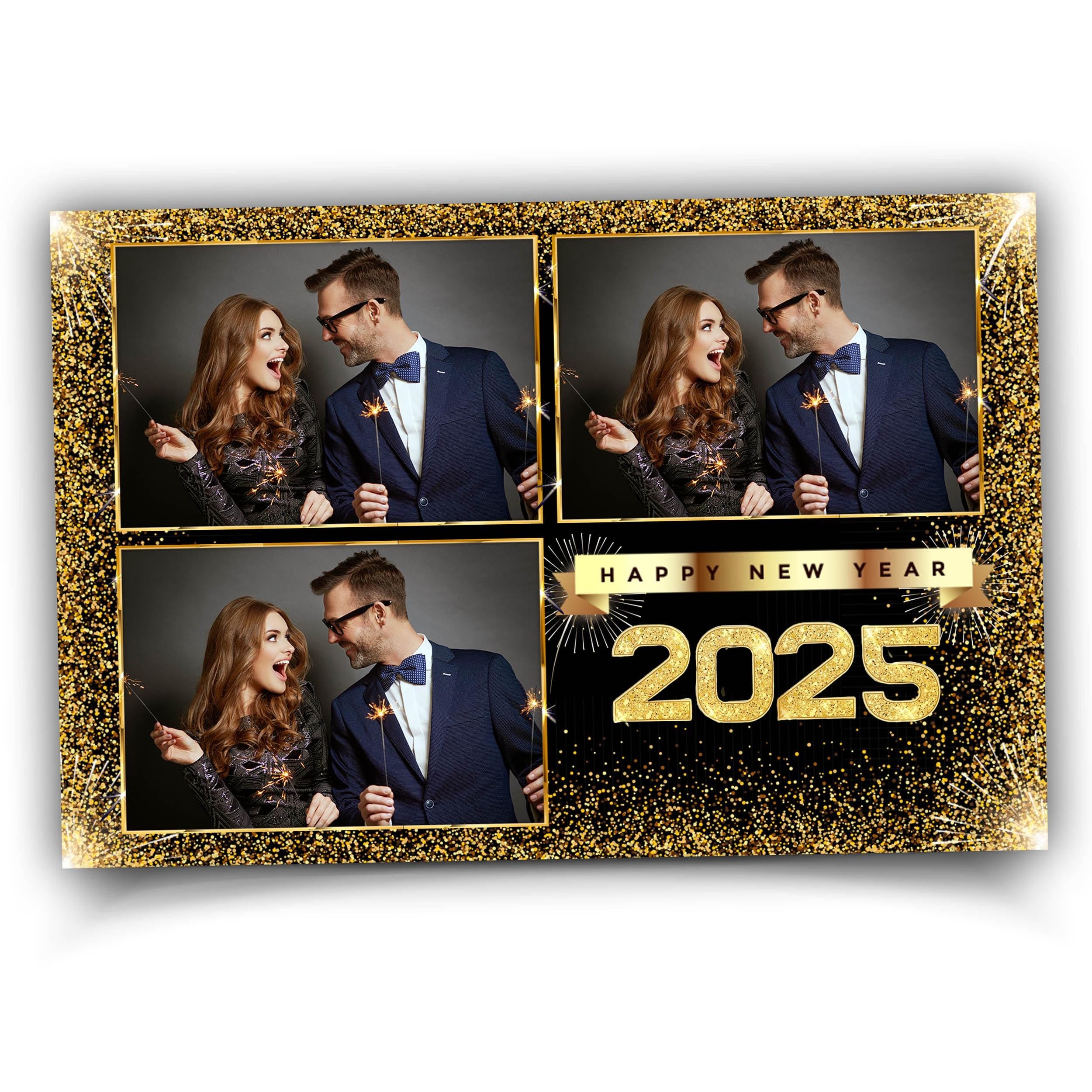 New Year Photobooth, New Year Photo Booth, 2025 Photobooth, 2025 Photo Booth Template, NY Photobooth