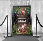 Tap to Start for Christmas Photobooth | Welcome Screen for Christmas Photo Booth | Holiday | Merry Christmas | Xmas | Santa | Christmas Tree