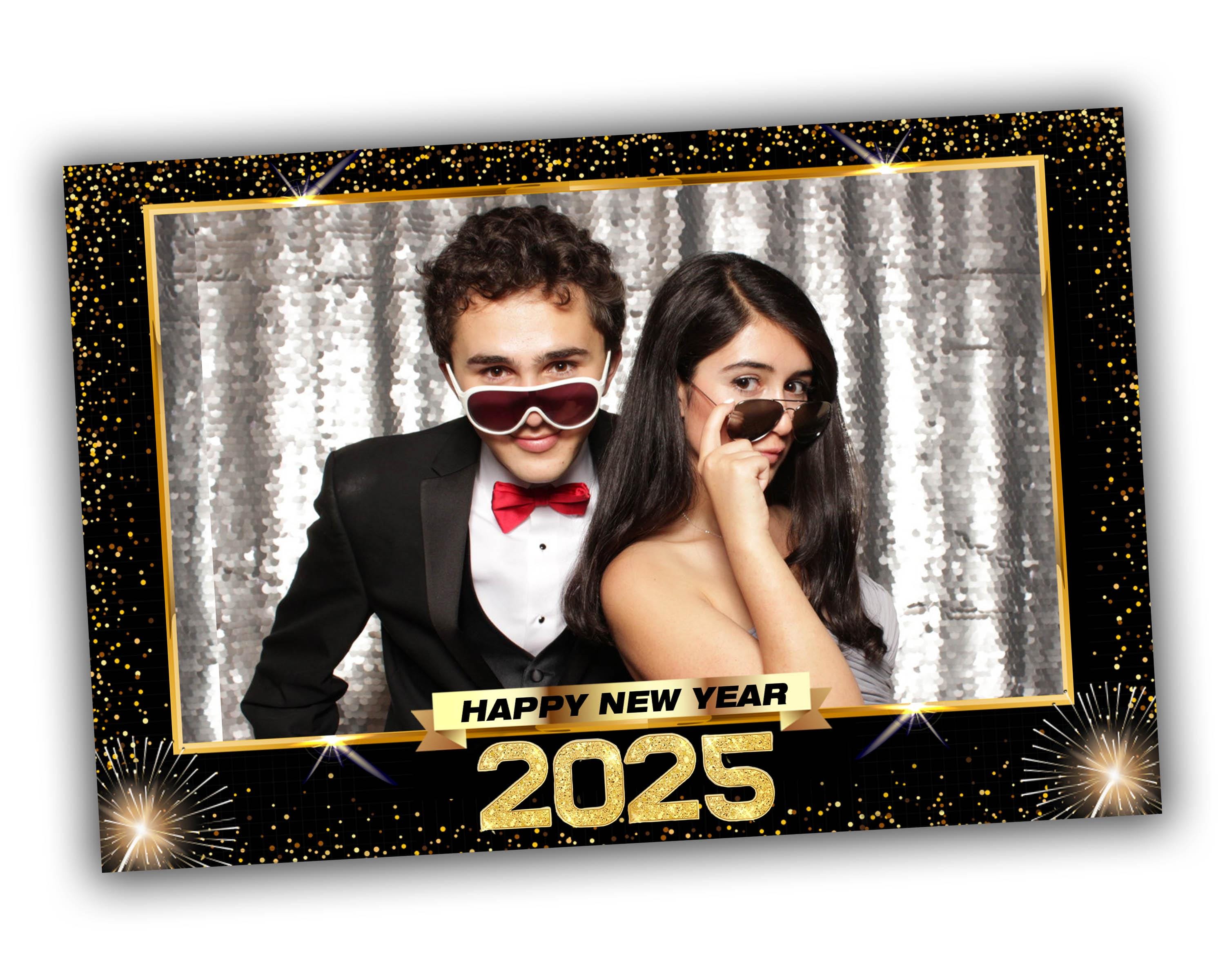 New Year Photobooth Template | New Year Photo Booth Template | 2025 Photobooth | 2025 Photo Booth