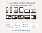 Bat Mitzvah Photobooth Template | Bat Mitzvah Photo Booth | 2x6 strip