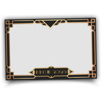 Gatsby Photobooth Template, Art Deco Photo Booth Frame, The Great Gatsby Gold Foil Geometric 1920s Photobooth, Groomsman Overlay