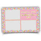 Valentine Photobooth Template, Candy Hearts Photo Booth Template, Love Pink 4x6 Valentine's Day Photobooth Overlay 458