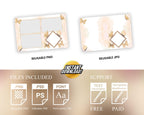 Birthday Photobooth Template with Golden Butterfly, Quinceañera, Sweet 16 Photo booth, Mis Quince, Sweet Sixteen, XV, Quinceanera Bday, 608