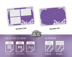 Purple Birthday Photo Booth Template, Sweet 16, Mis Quince Photobooth Template, Quinceanera, XV, Bday, Balloon, Quinceañera