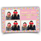 Valentine Photobooth Template, Candy Hearts Photo Booth Template, Love Pink 4x6 Valentine's Day Photobooth Overlay 458