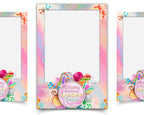 Candy Photobooth Template, Birthday Photo booth template, Candyland 705