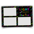 Prom Night, Glow Prom, Glow Prom, Neon Light, Light up the Night, Photobooth Template, 2x6 strip, Photo booth Template, 1079