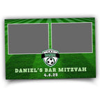 Bar Mitzvah Photo Booth Template and Football Playground Bar & Bat Mitzvah Photobooth Overlay