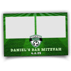 Bar Mitzvah Photo Booth Template and Football Playground Bar & Bat Mitzvah Photobooth Overlay