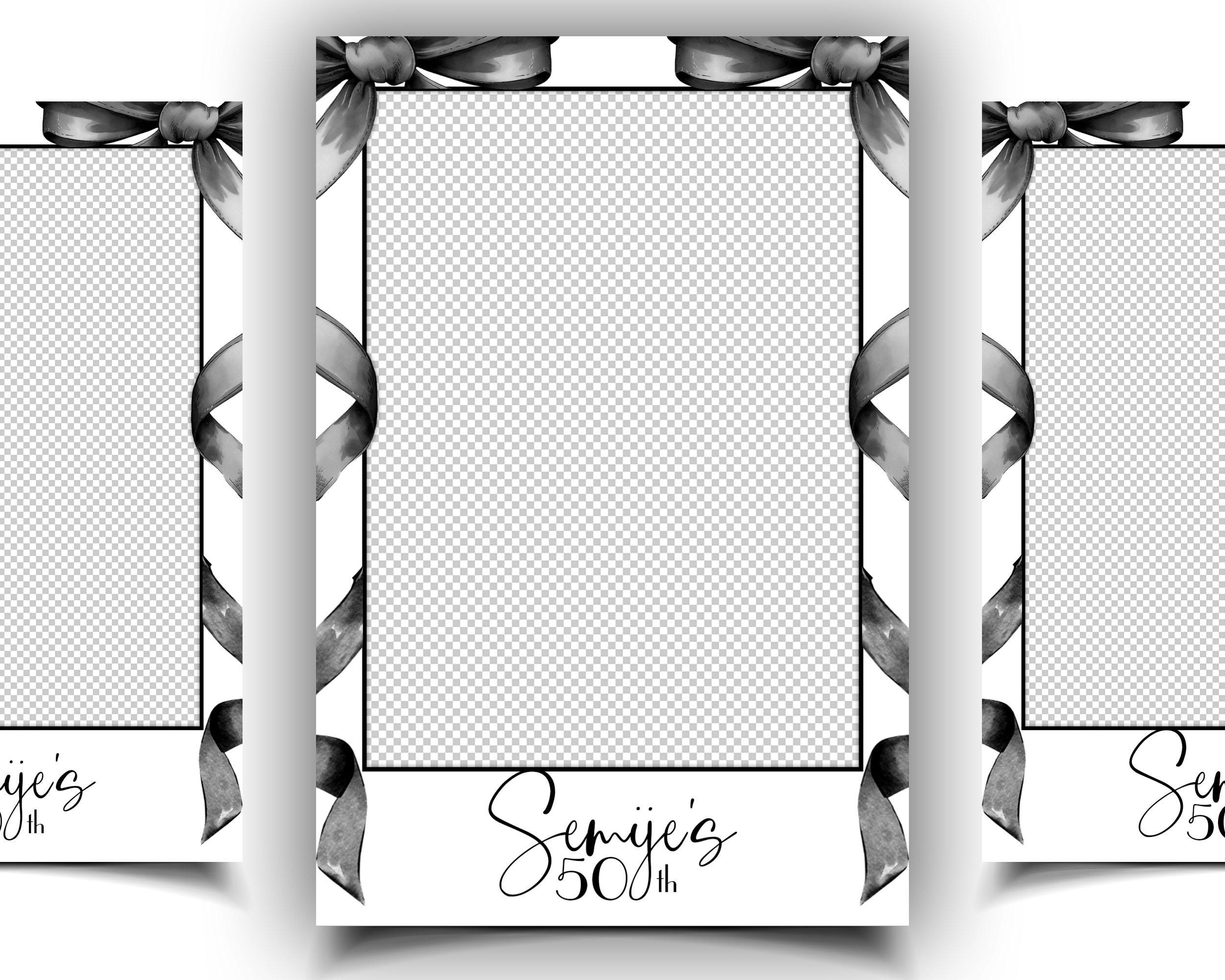 Semije's 50th Photobooth Template all 3 Layouts