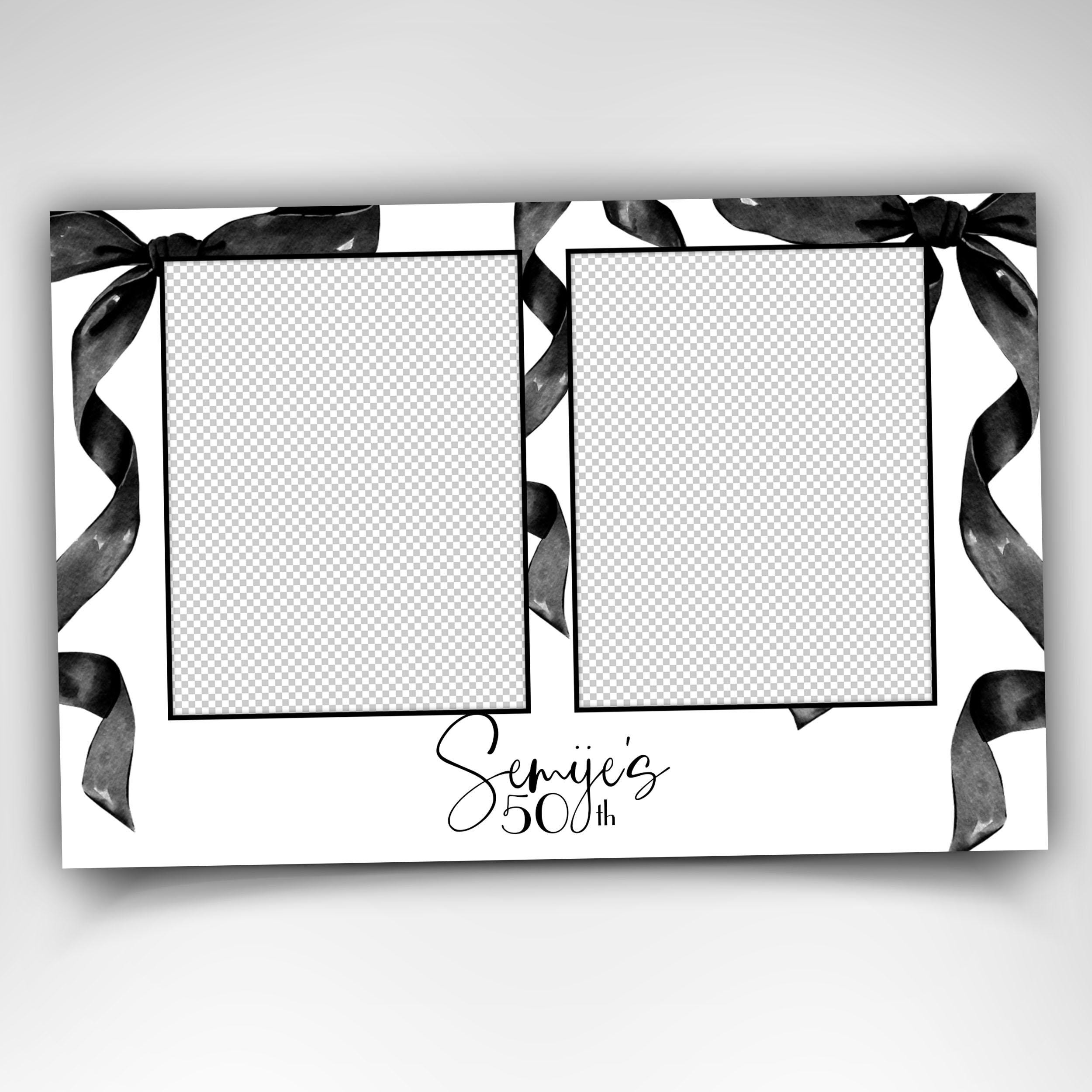 Semije's 50th Photobooth Template all 3 Layouts
