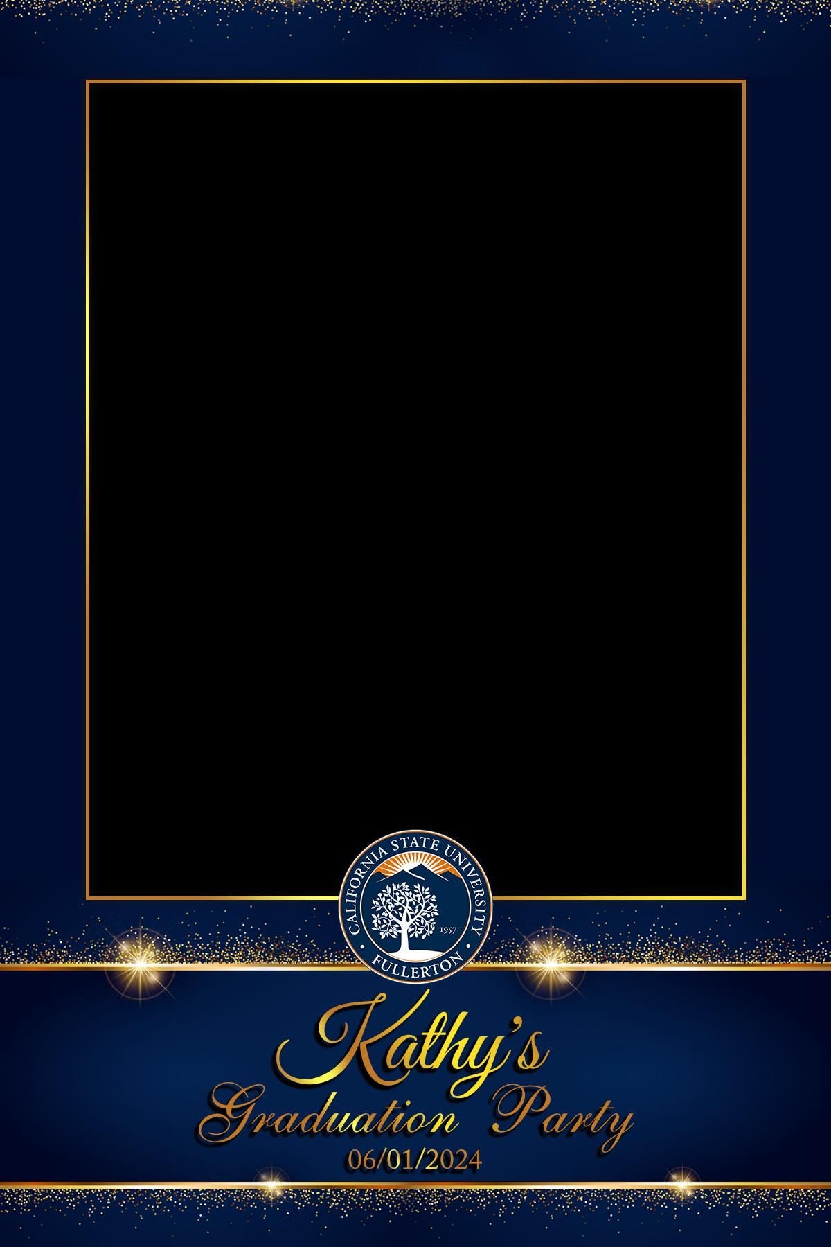 Graduation Photo Booth Template Prom Photobooth Class of 2023 Red Gold Grad Photobooth Class of