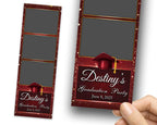 Maroon Graduation Photo Booth Template Prom 2023 Photobooth Class of 2023 Burgandy Gold Graduation Photobooth Strip