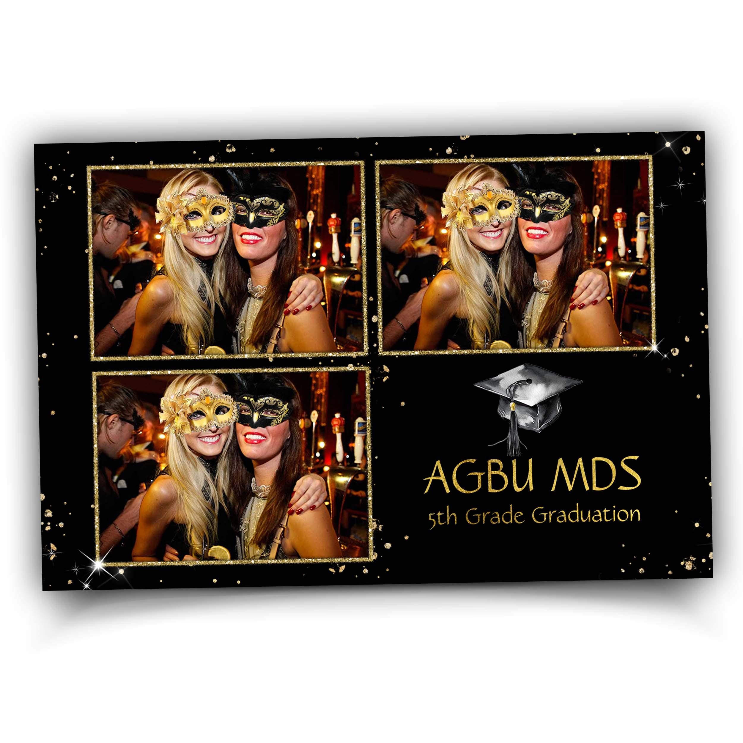 Graduation Photo Booth Template, Graduation Photobooth Template, Class of 2025, Prom 2025, Grad Party 1066